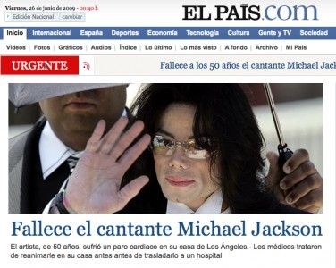 Michael Jackson muerto